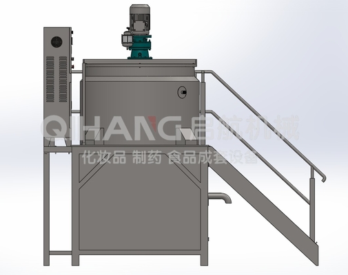 SUS316L Daily Chemical Steam Heating Cosmetic Mixing Machine